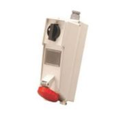 Tomada Sobrepor Fêmea 3 Polos + Terra 16A 440V Vermelho 6H Com Bloqueio Mecanico IP67 SS4006B Steck