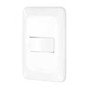 Interruptor Embutir 1 Simp 2P Branco 250V 10A Com Placa 4X2" Branco LGX010 Pial Legrand
