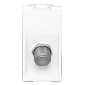 Módulo Tomada Encaixe 1 Módulo Branco Aplicacao Antena Tv Tipo F LG060 Pial Legrand