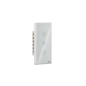 Interruptor Inteligente 4x2 Para Ventilador Dimer Branco SMCV1BS1 Steck