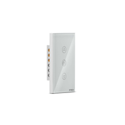 Interruptor Inteligente 4x2 Para Ventilador Dimer Branco SMCV1BS1 Steck