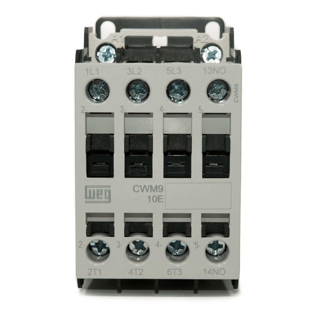 Contator Tripolar 9A 24VCA 60Hz 1NA CWM91030V04 WEG - Dimensional