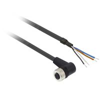 Conector Sensor Fêmea Ângulo Pu 4 Pinos M12 20M XZCP1241L20 Telemecanique