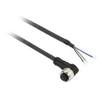 Cabo Pur 3 Pinos Conector M8 Fem Ang 2M XZCP0266L2 - Telemecanique
