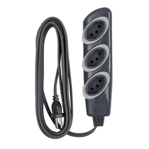 Extensão Elétrica Regua 250V 10A Fem 3X 2P+T Gr 3M DN1713 Daneva Legrand