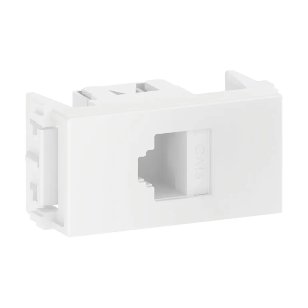 Módulo Tomada Rj45 5E Branco Com 13206662 WEG - Dimensional