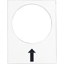 Etiqueta Tpla Seta Direita 30X40Mm Br/Pt ZB2BY4907 - Schneider