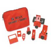 Kit Bloqueio Disjuntor 8Pc 5Bloq Disj/2Pres Bloq 1 Bolsa 99293 - Brady