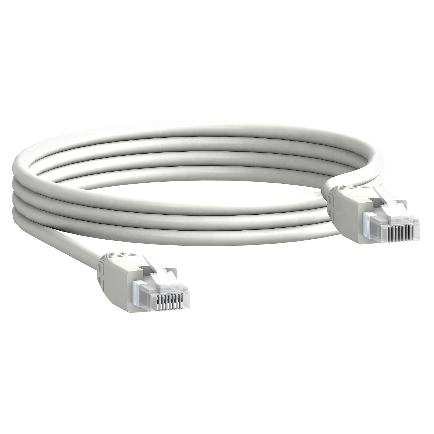 10 Cabos Machos Rj45/Rj45 0.6M TRV00806 - Schneider - Dimensional
