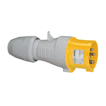 Plugue Industrial Reto 4 Pinos 3P+T 16A 100/130V Am P17 Tempra 555122 Cemar Legrand