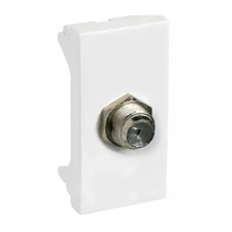 Módulo Tomada Coaxial Saída Fio Embutir Branco 582561B Pial Legrand