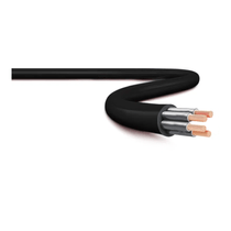 Cabo Controle 500V 70 Graus Celsius PVC/A C/Blind 4X1mm Preto 101CMPVCAST104CL5B1FRPT Belden Poliron