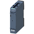 Relé de Tempo Estr. Triâng. Siemens 1-20s | Dimensional - Produto voltado para a esquerda com imagem ampliada da frente e lateral.