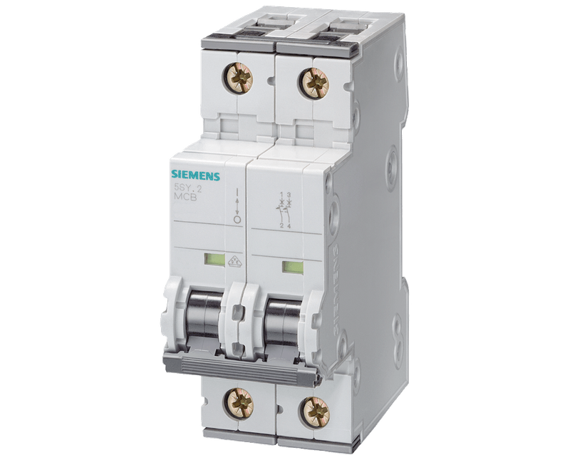 Disjuntor Mini Bipolar 6A 230/400V Curva C 6Ka 5SY65067 Siemens