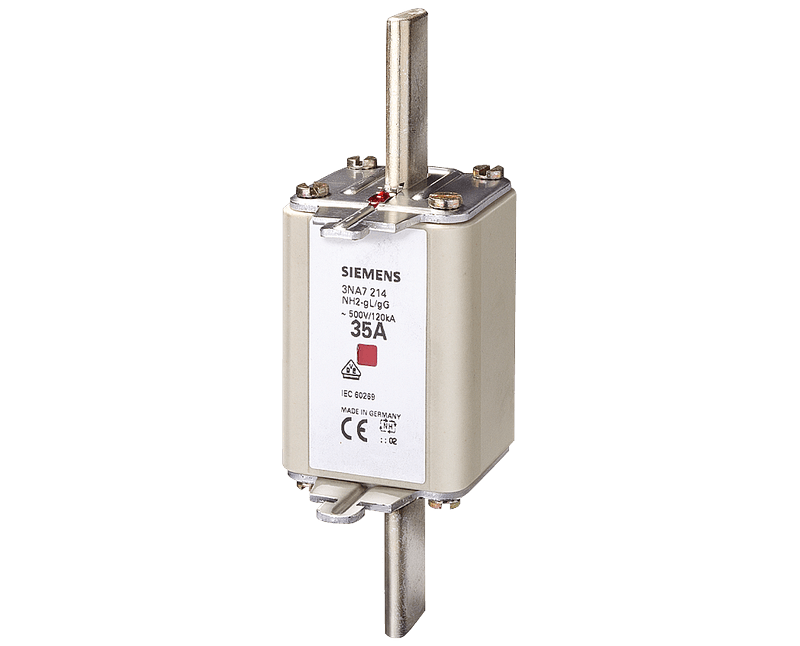 Fusível NH 2 500VaCom 440Vdc 400A 3NA7260 Siemens - Dimensional