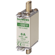 Fusível NH 000 500V 50A 120Ka Amarelo 3ND1820 Siemens