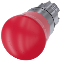 Frontal Botão Redondo Vermelho 22mm 3SU10501HB200AA0 Siemens