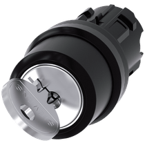 Comutador Chave Ronis Preto 22mm 45G 3SU10004BC010AA0 Siemens