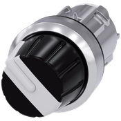 Comutador Botão Branco 22mm 360G 3SU10502AS600AA0 Siemens