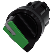 Comutador Iluminado Knob Curto Verde 22mm 90G 3SU10022BF400AA0 Siemens