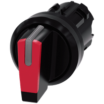 Comutador Iluminado Knob Curto Vermelho 22mm 45G 3SU10022BL200AA0 Siemens