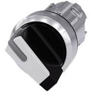 Comutador Iluminado Knob Curto Branco 22mm 90G 3SU10522BF600AA0 Siemens