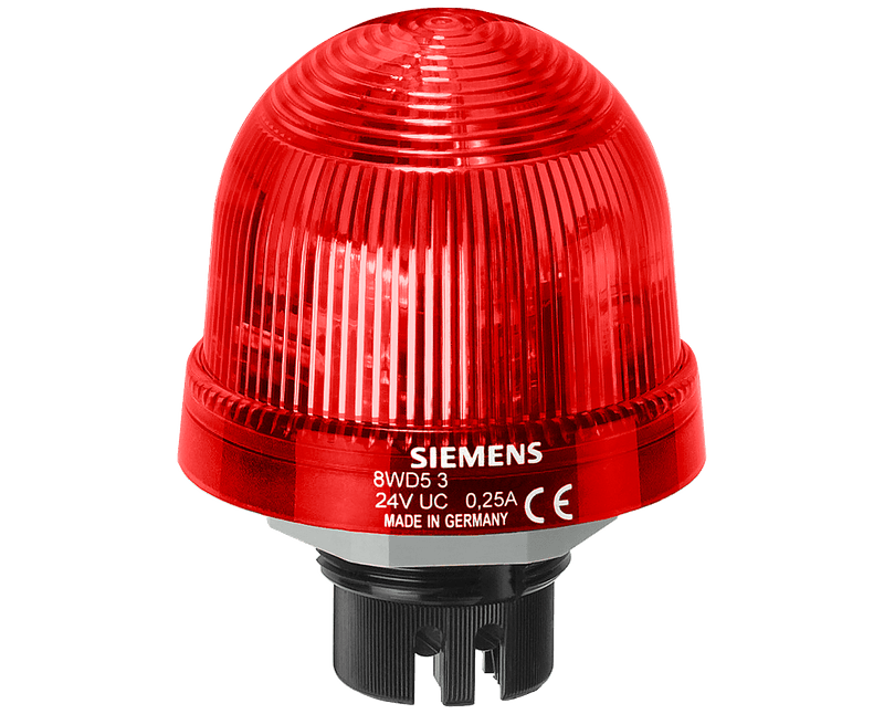 BRIGHTNESS　【kreis】 Sinalizador Luminoso Vermelho 24V 8WD53205DB Siemens - Dimensional