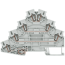 Conector Passagem Poliamida/Cobre Cinza 26A 2,5mm2 8WH20404LF00 Siemens