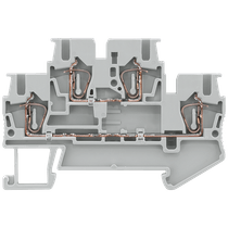 Conector Passagem Poliamida/Cobre Cinza 26A 2,5mm2 8WH20200AF00 Siemens