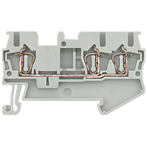 Conector Passagem Poliamida/Cobre Cinza 28A 2,5mm2 8WH20030AF00 Siemens