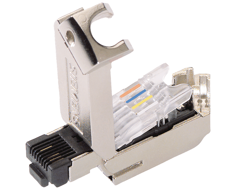 Conector Rj45 Macho 145Gr Tetrapolar Cat 5 6GK19011BB300AE0 Siemens - Dimensional | Visão geral do produto