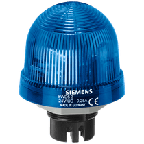 Sinalizador Luminoso Coluna Flash 1 LED Azul 24V 8WD53200CF Siemens