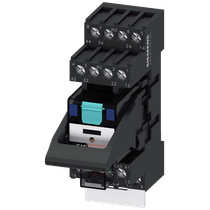 Rele Interface Plugue In 24Vcc 6A Led Vermelho 4Na LZSPT5A5L24 Siemens