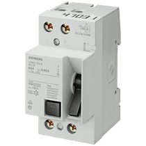 Interruptor DR Bipolar 230Vca 125A 100Ma 5SM34150KK Siemens