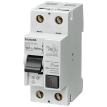 Interruptor DR Bipolar 230Vca 125A 300Ma 5SM36156KK Siemens