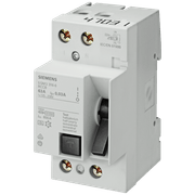 Interruptor DR Bipolar 230Vca 100A 300Ma 5SM36180KK Siemens
