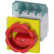 Chave Seccionadora Tetrapolar Montagem Frontal Emergência 32A 400V 3LD22541TL53 Siemens