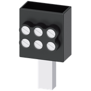 Terminal Para Cabo 3X2,5-16Mm2 Para Interruptor Fus 3NP19231BE20 Siemens