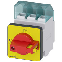Chave Seccionadora Tripolar Fixação Frontal Emergência 25A 400V 3LD21220TK13 Siemens