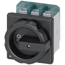 Chave Seccionadora Tripolar Montagem Liga e Desliga 125A 400V Botão Preto 3LD28040TK51 Siemens