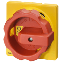 Acionamento Rotativo Manopla Vermelho Chaveada Emergência 3LD92843B Siemens