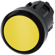 Frontal Botão Redondo Amarelo 22mm Pulso/Soco 3SU10000AB300AA0 Siemens