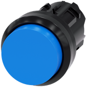 Frontal Botão Redondo Azul 22mm Pulso/Soco 3SU10000BB500AA0 Siemens