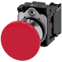 Frontal Botão Redondo Vermelho 22mm 3SU11501BA201CA0 Siemens