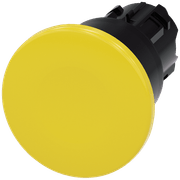 Frontal Botão Redondo Amarelo 22mm 3SU10001BA300AA0 Siemens