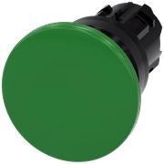 Frontal Botão Redondo Verde 22mm Pulso/Soco 3SU10001BD400AA0 Siemens