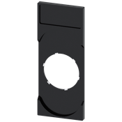 Porta Plaqueta Botao/Sinal Termoplástico 22mm 12,5X27mm 3SU19000AK100AA0 Siemens