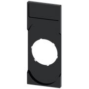 Porta Plaqueta Botao/Sinal Termoplástico 22mm 12,5X27mm 3SU19000AK100AA0 Siemens