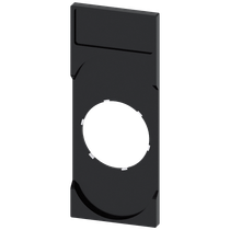 Porta Plaqueta Botao/Sinal Termoplástico 22mm 12,5X27mm 3SU19000AK100AA0 Siemens