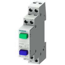 Botao Comando Com Imp Azul 20A 230V 1Na+1Nf 5TE4808 Siemens